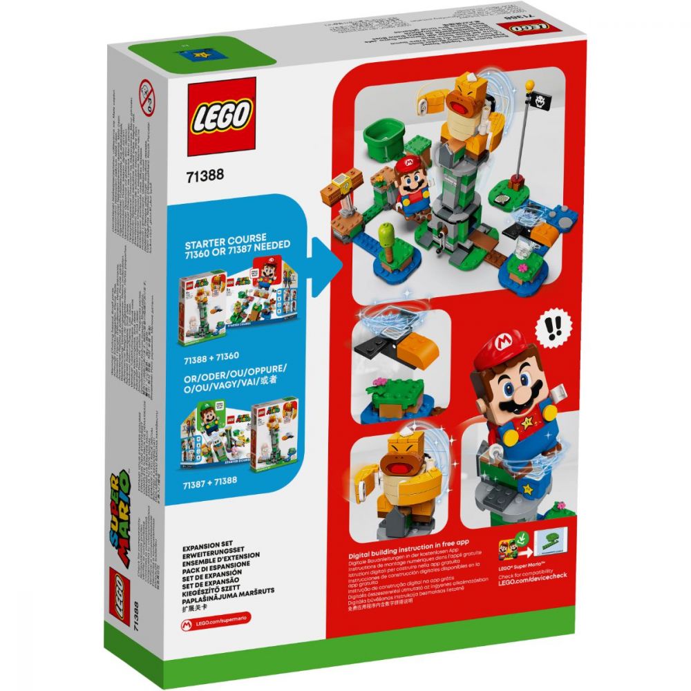 LEGO® Super Mario - Set De Extindere Turn Basculant Seful Sumo Bro (71388)