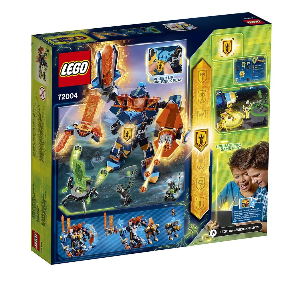 LEGO® Nexo Knights - Confruntarea cu vrajitorul robot (72004)
