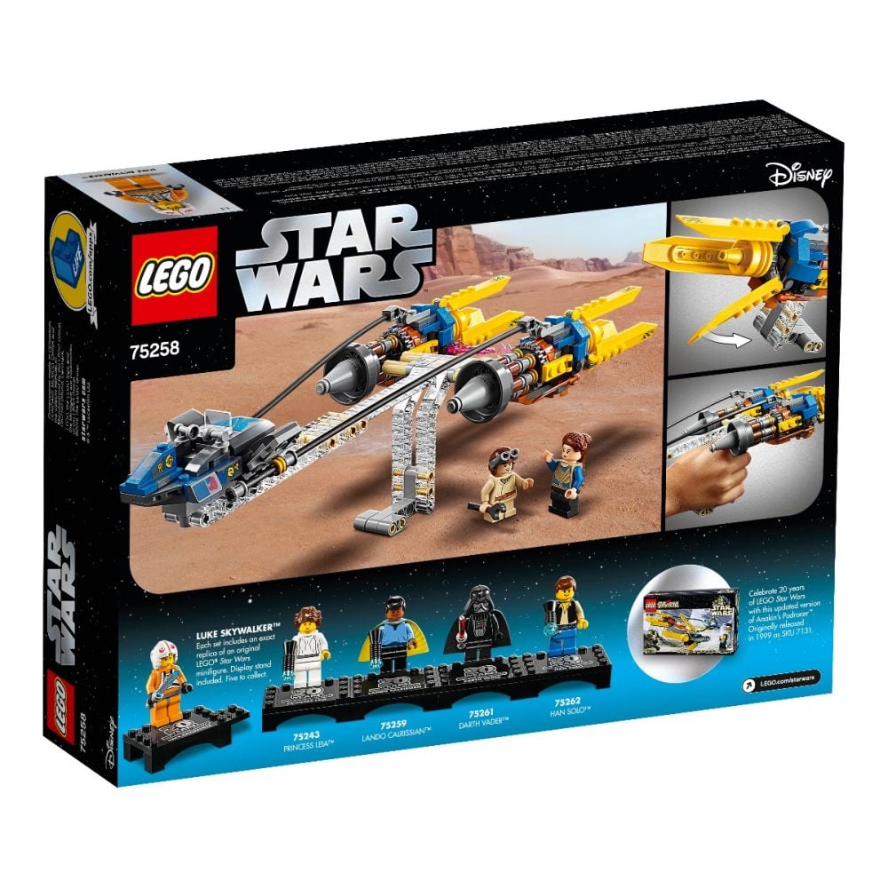 LEGO® Star Wars™ - Anakin’s Podracer™ - editie aniversara 20 ani (75258)