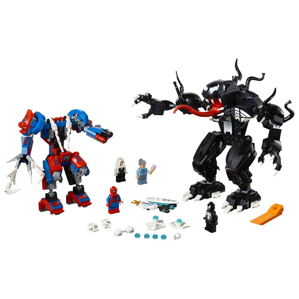 LEGO® Marvel Super Heroes - Robotul paianjen contra Venom (76115)