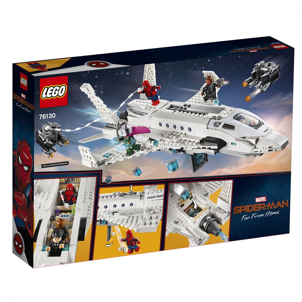 LEGO® Marvel Super Heroes - Avionul Stark si atacul dronei (76130)