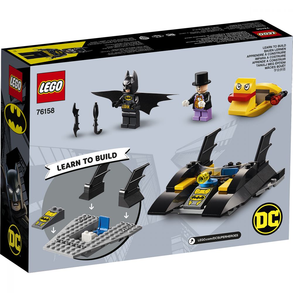 LEGO® DC Comics Super Heroes - Urmarirea Pinguinului cu Batboat! (76158)