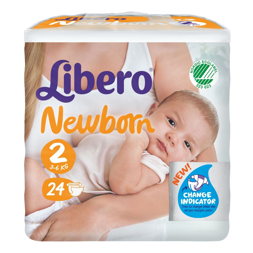 Scutece Libero Baby Soft, 2 Mini, 24 buc, 3 - 6 kg