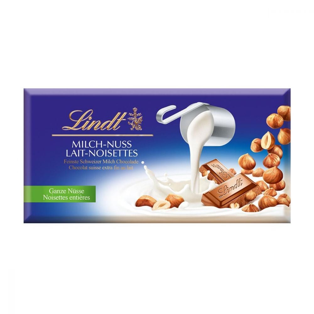 Ciocolata cu alune Lindt Swiss Classic, 100 g