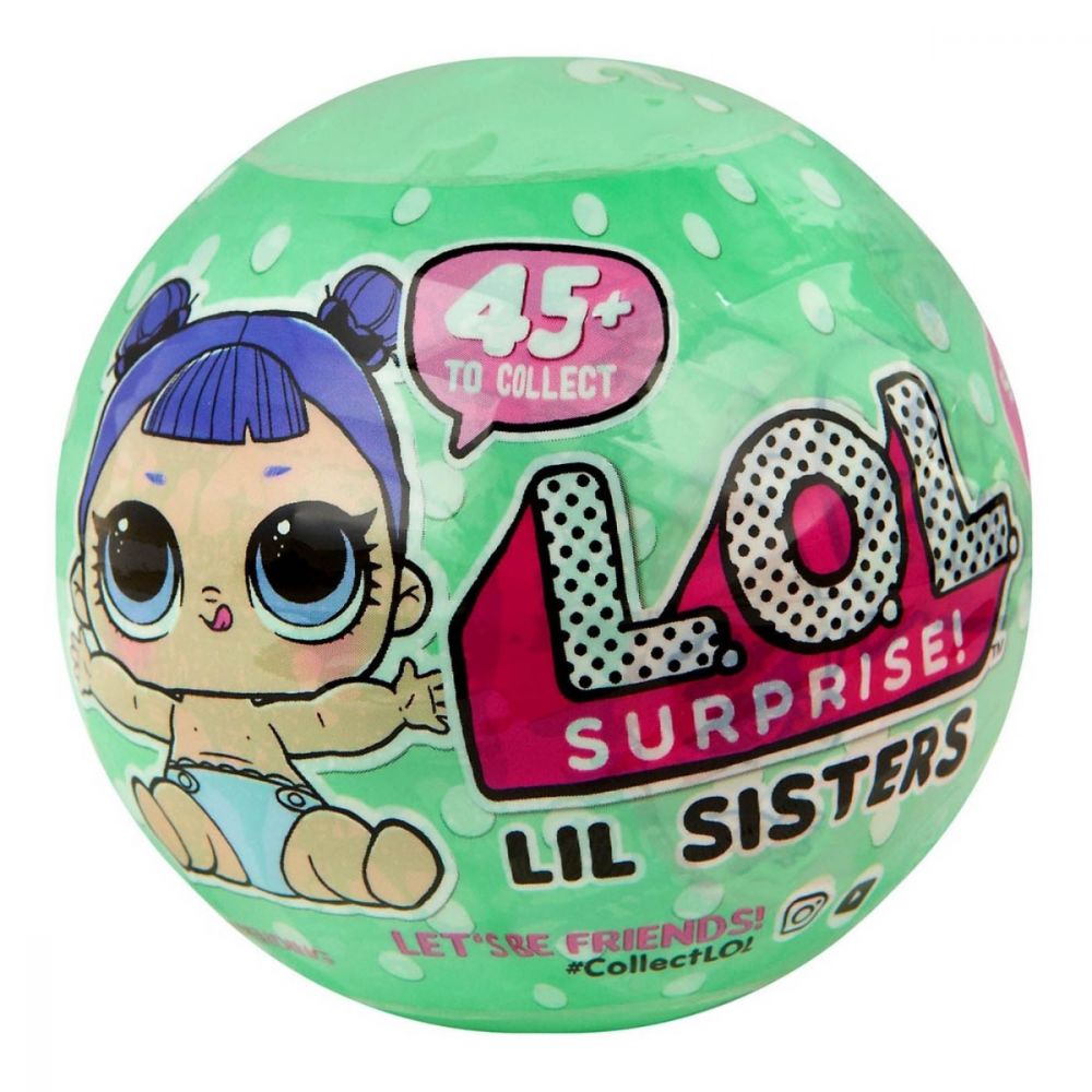 Papusa LOL Lil Sisters Surprise - Ball, 5 piese (Seria 2-2B)