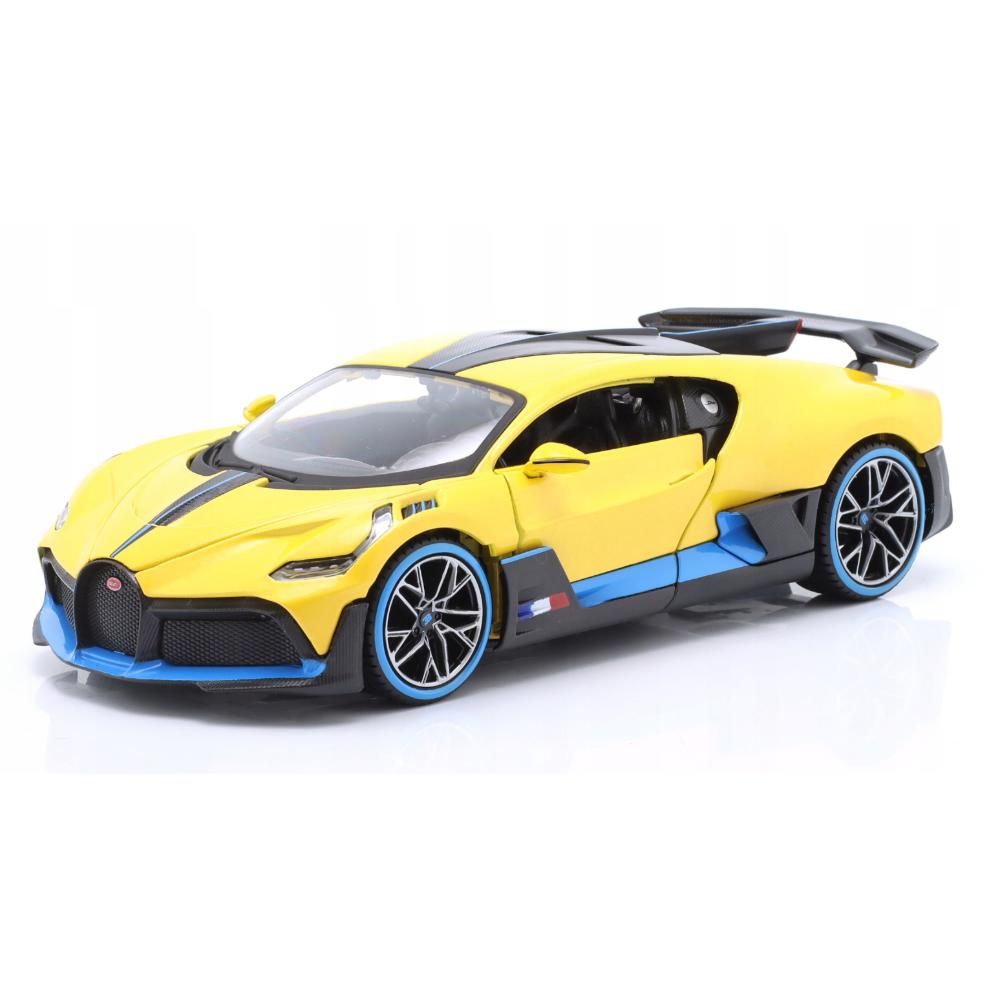 Masinuta din metal Maisto Bugatti Divo, 1:24, Galben