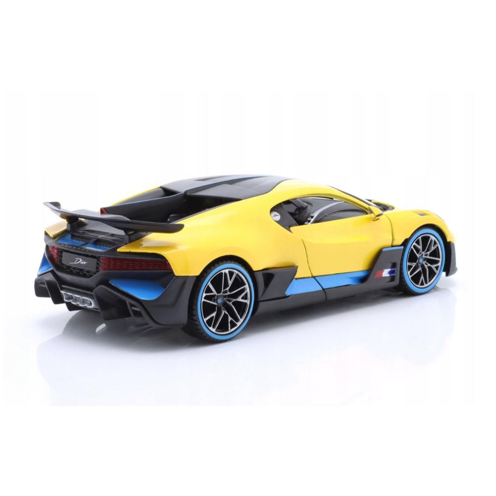 Masinuta din metal Maisto Bugatti Divo, 1:24, Galben