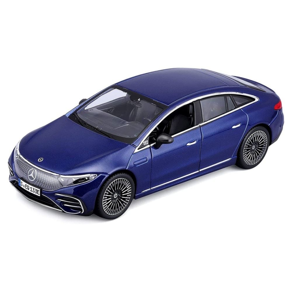 Masinuta Mercedes Benz EQS, Maisto, 1:27, Albastru