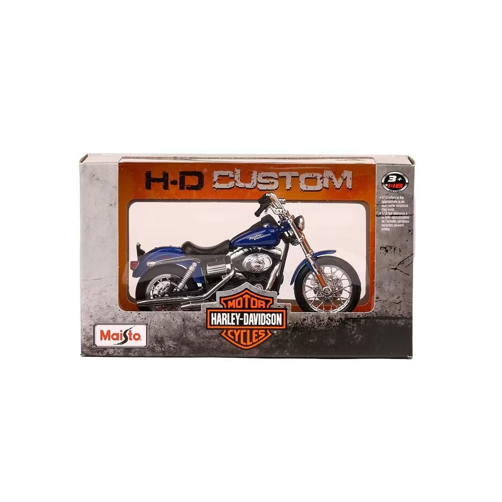 Motocicleta Maisto Harley-Davidson, 2006 Dyna Street Bob, 1:18