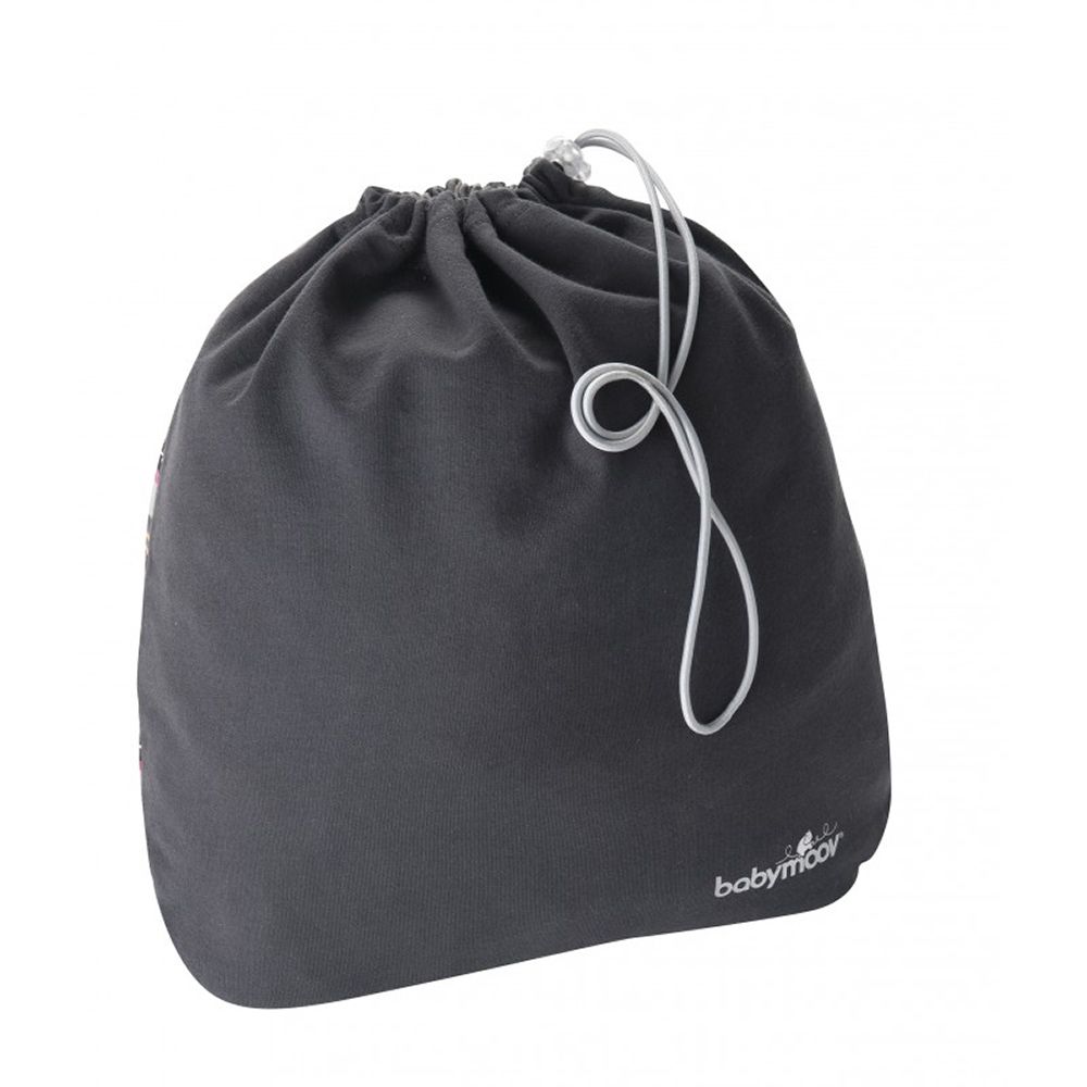 Marsupiu bebe BABYMOOV Bay Wrap - Grey Hibiscus