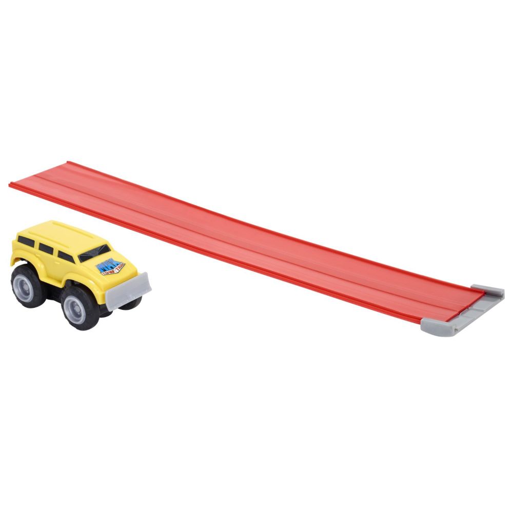 Masinuta transportoare Max Tow Truck Mini Haulers Push Body Style Yellow