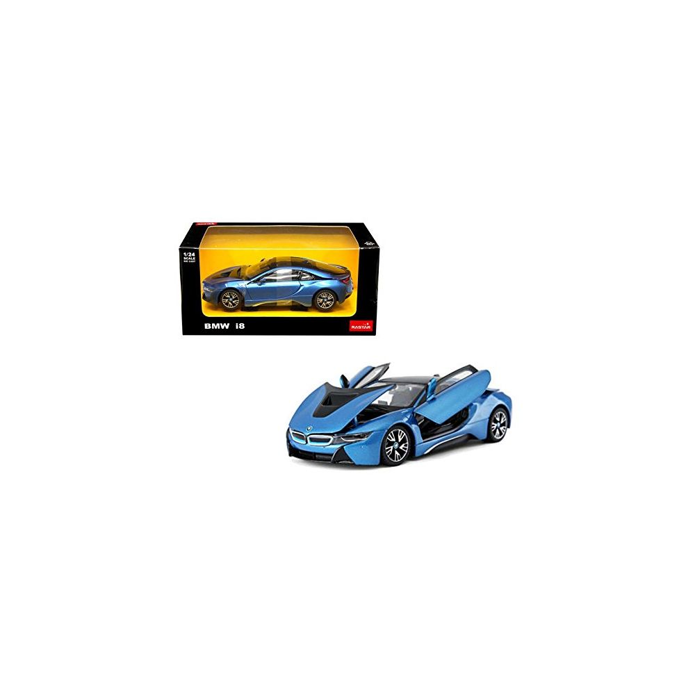 Masina cu telecomanda BMW i8 Rastar, 1:14, Albastru