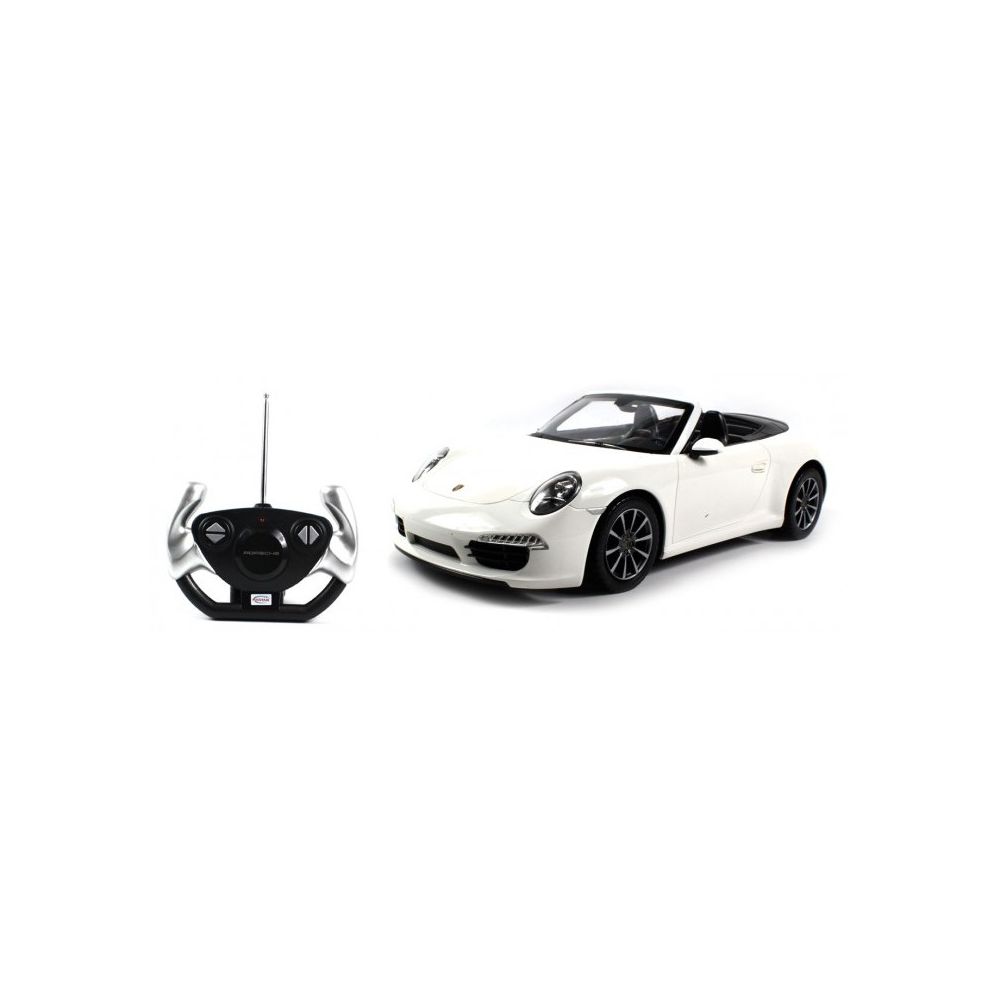 Masina cu telecomanda Rastar Porsche Carrera S 1:12, Alb