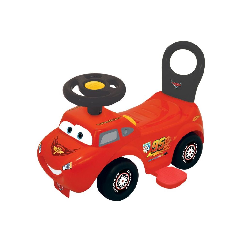 Masinuta fara pedale 2 in 1 Kiddieland - Disney Cars Lightning McQueen