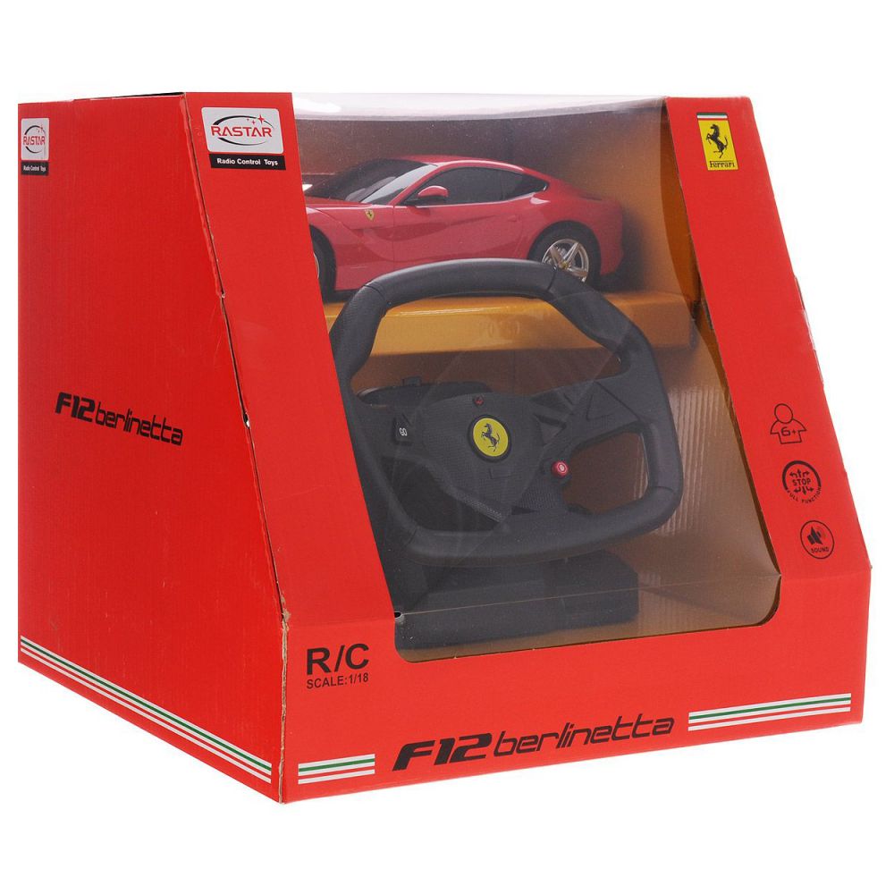 Masina cu telecomanda Rastar Ferrari F12 Berlinetta 1:18