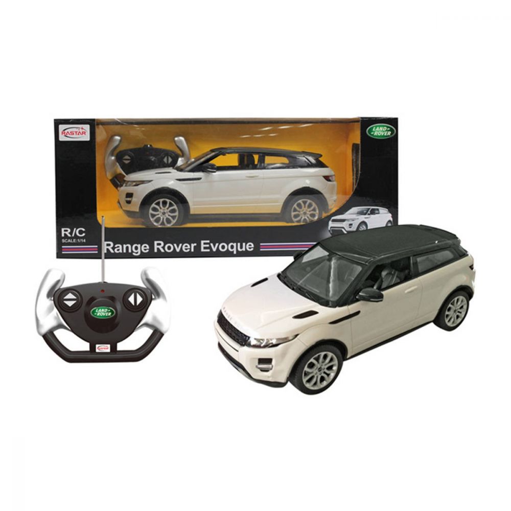 Masina cu telecomanda Rastar Range Rover Evoque 1:14, Alb