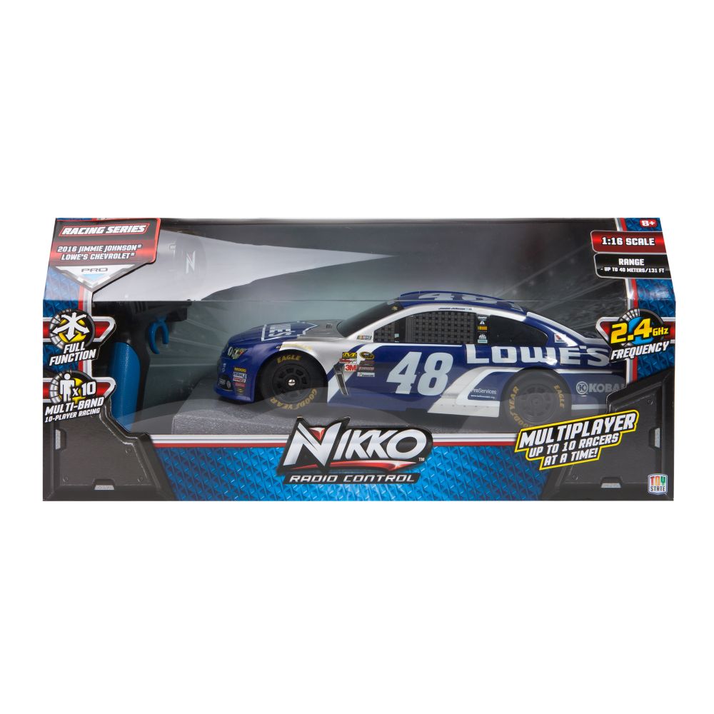 Masinuta cu telecomanda Toy State Nikko Racing Series 2016 Jimmie Johnson Lowe - Chevrolet 1:16