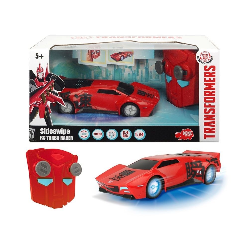 Masinuta Transformers Turbo Racer, Sideswipe 