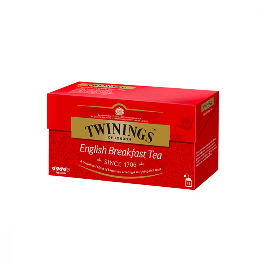 Ceai negru English Breakfast Twinings, 25 x 2 g
