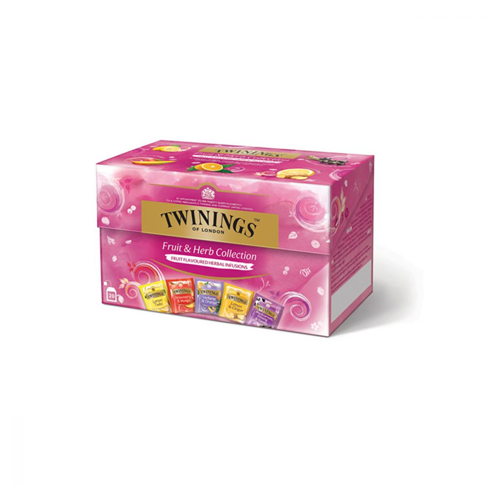 Ceai infuzie Mix 5 gusturi fructe si plante Twinings, 20 x 1.8 g