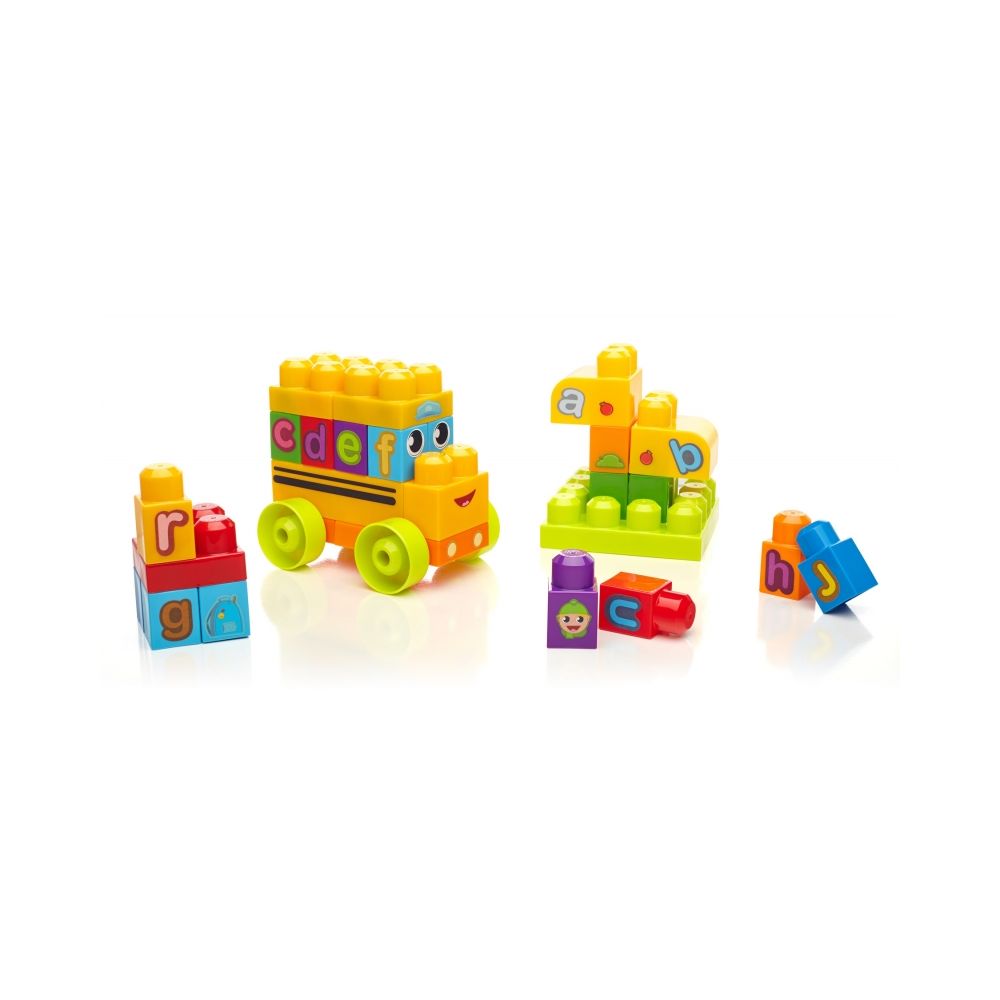 Junior Constructii MEGA BLOKS Autobuzul Alfabet