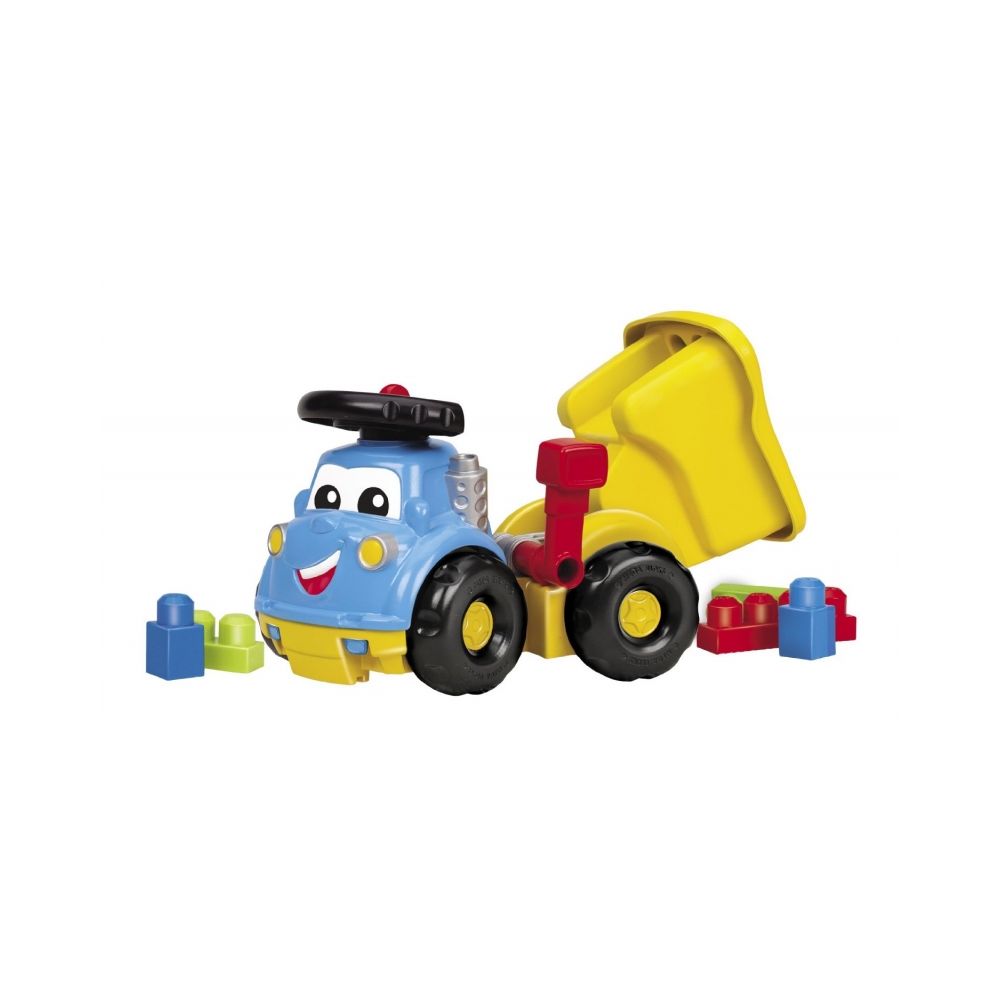 Masinuta si Piese Constructie MEGA BLOKS, 10 piese