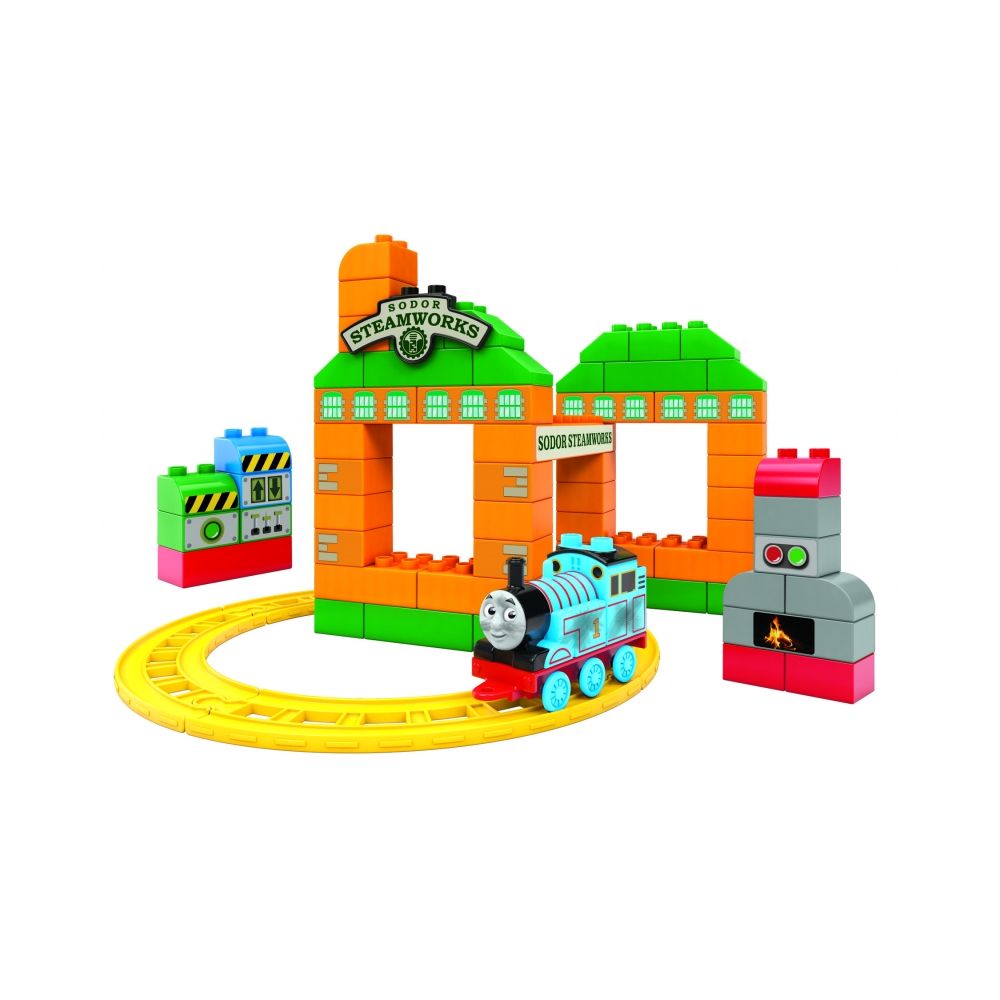 Set de constructie MEGA BLOKS Thomas la Sodor Steamworks
