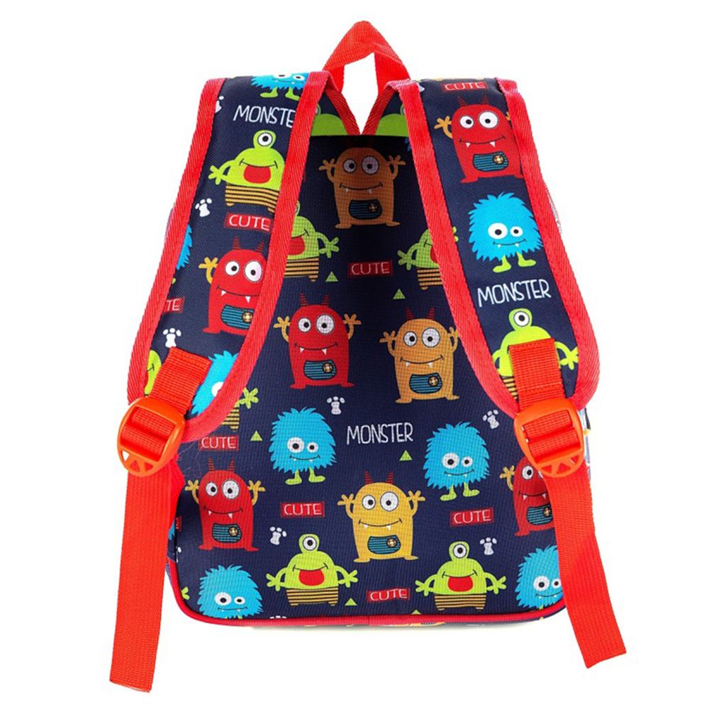 Ghiozdan cu 2 compartimente, Mesco, Cute Monsters