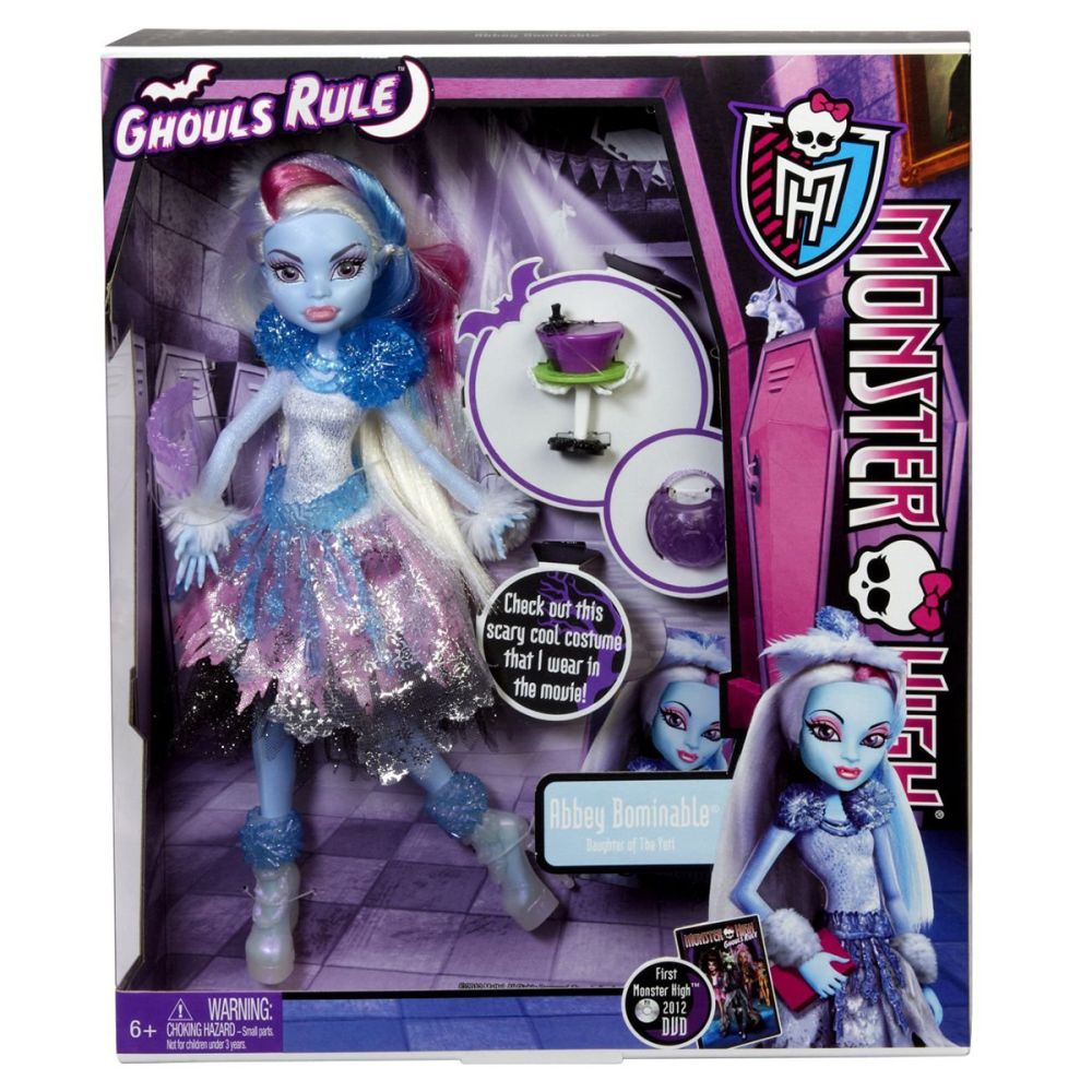 Papusa Monster High Ghouls Rule - Abbey Bominable