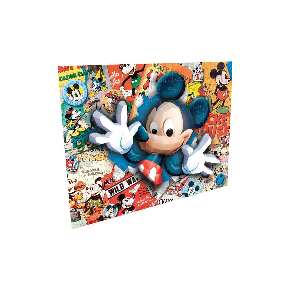 Mickey Mouse - Puzzle 200 piese 3D - Mega Puzzle