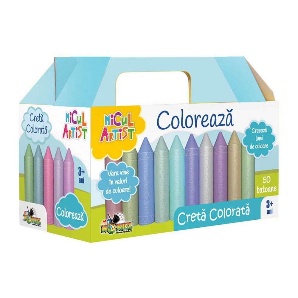 Micul Artist - Creta colorata 50 de batoane