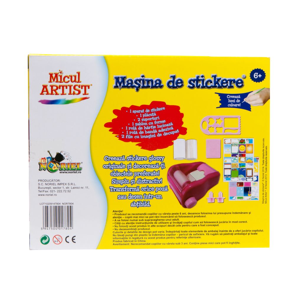 Micul Artist - Masina de stickere