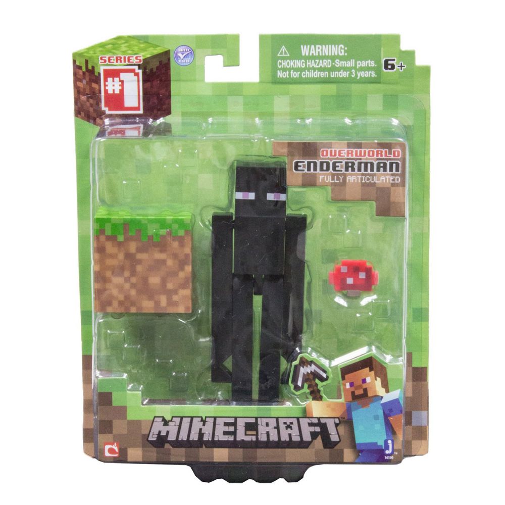 Figurina articulata Minecraft Enderman, Seria 1