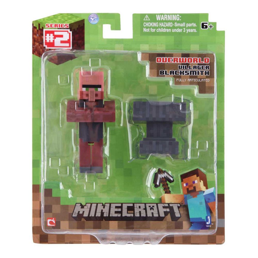 Figurina articulata Minecraft Blacksmith Villager, Seria 2