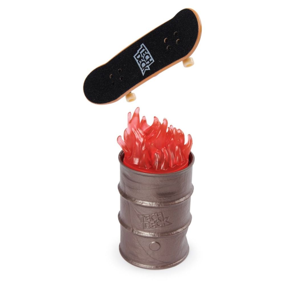 Mini placa skateboard, Tech Deck Flip, cu obstacol inclus 20125337