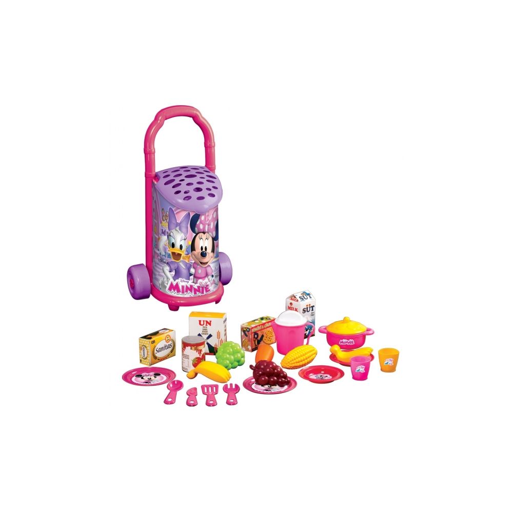 Minnie Mouse - Cos de Cumparaturi cu accesorii (25 piese)