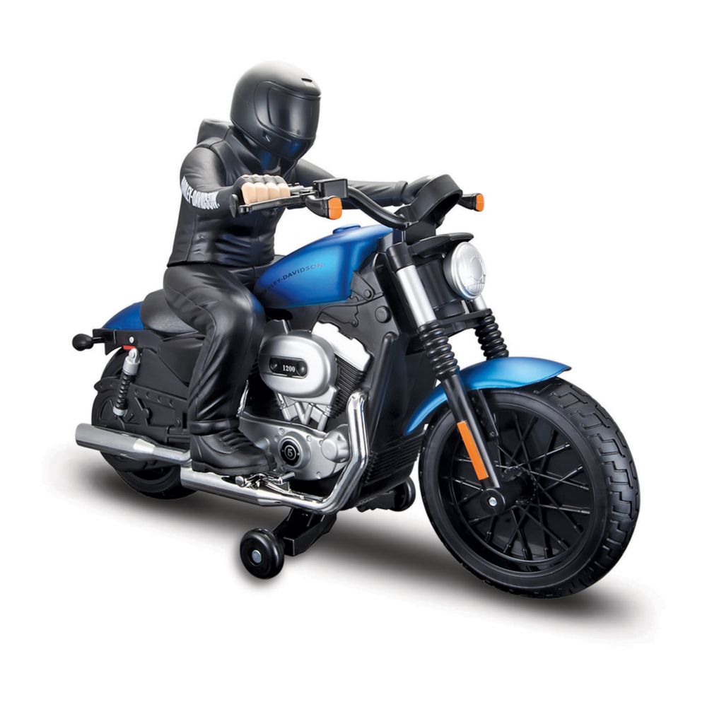 Motocicleta cu telecomanda Maisto Harley-Davidson Nightster XL 1200N-Albastru