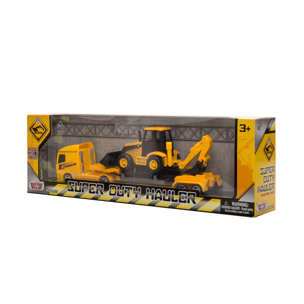 Motormax - Camion de Constructii cu excavator