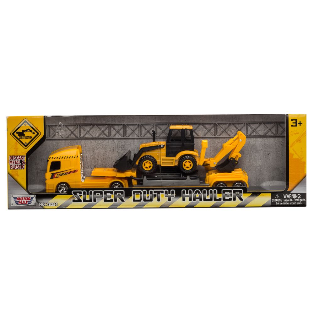 Motormax - Camion de Constructii cu excavator
