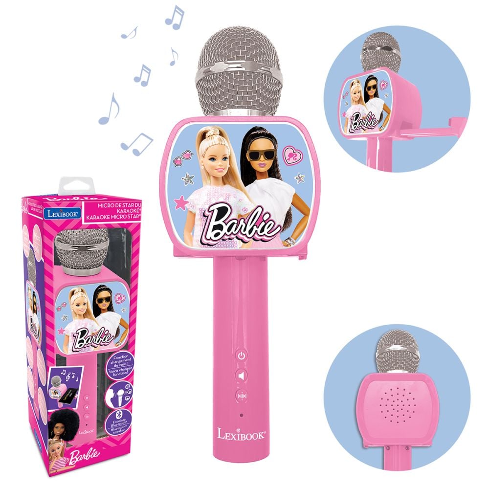 Microfon wireless Lexibook, Barbie