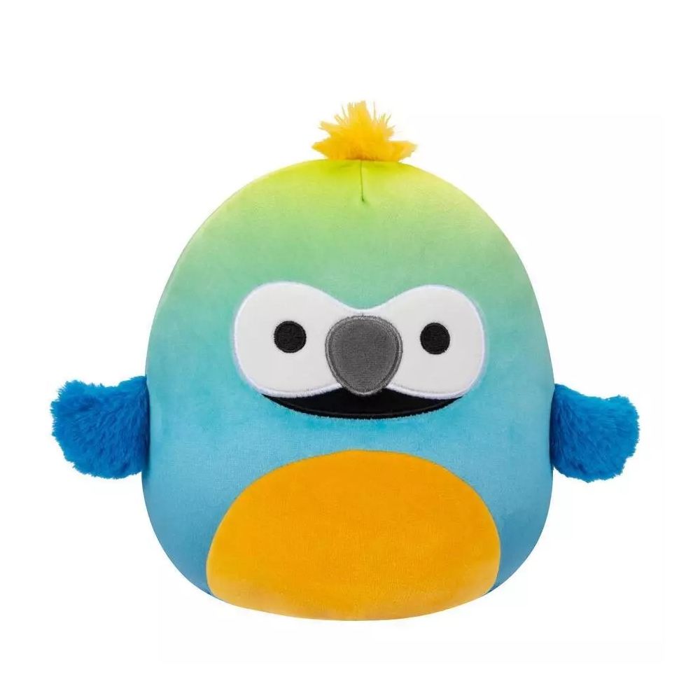 Jucarie de plus, Squishmallows, Papagalul Baptise, 19 cm