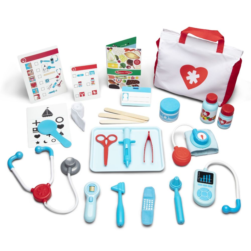 Set de joaca, Melissa & Doug, La Doctor, 25 piese, 6074884