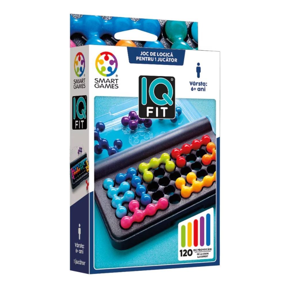 Joc de logica cu 120 de provoxari, Smart Games, IQ Fit