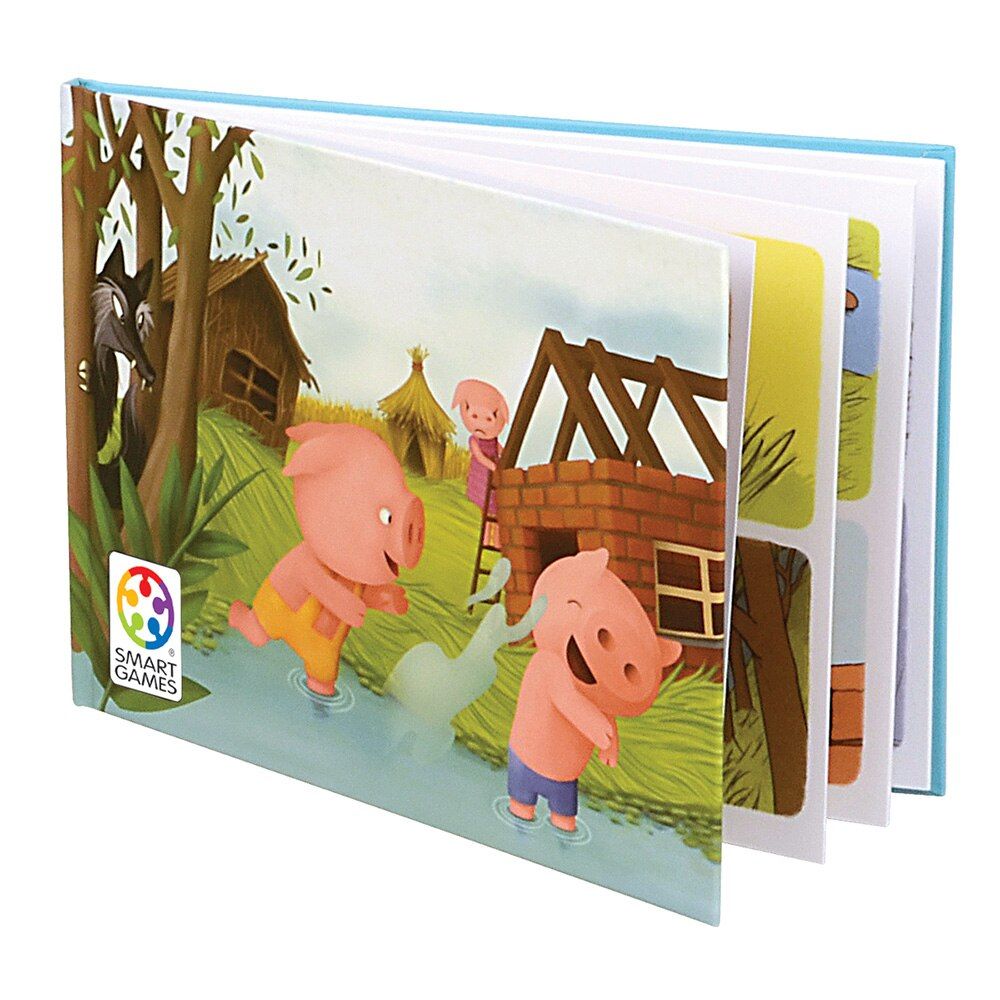 Joc de logica cu 48 de provocari, Smart Games, Three Little Piggies Deluxe