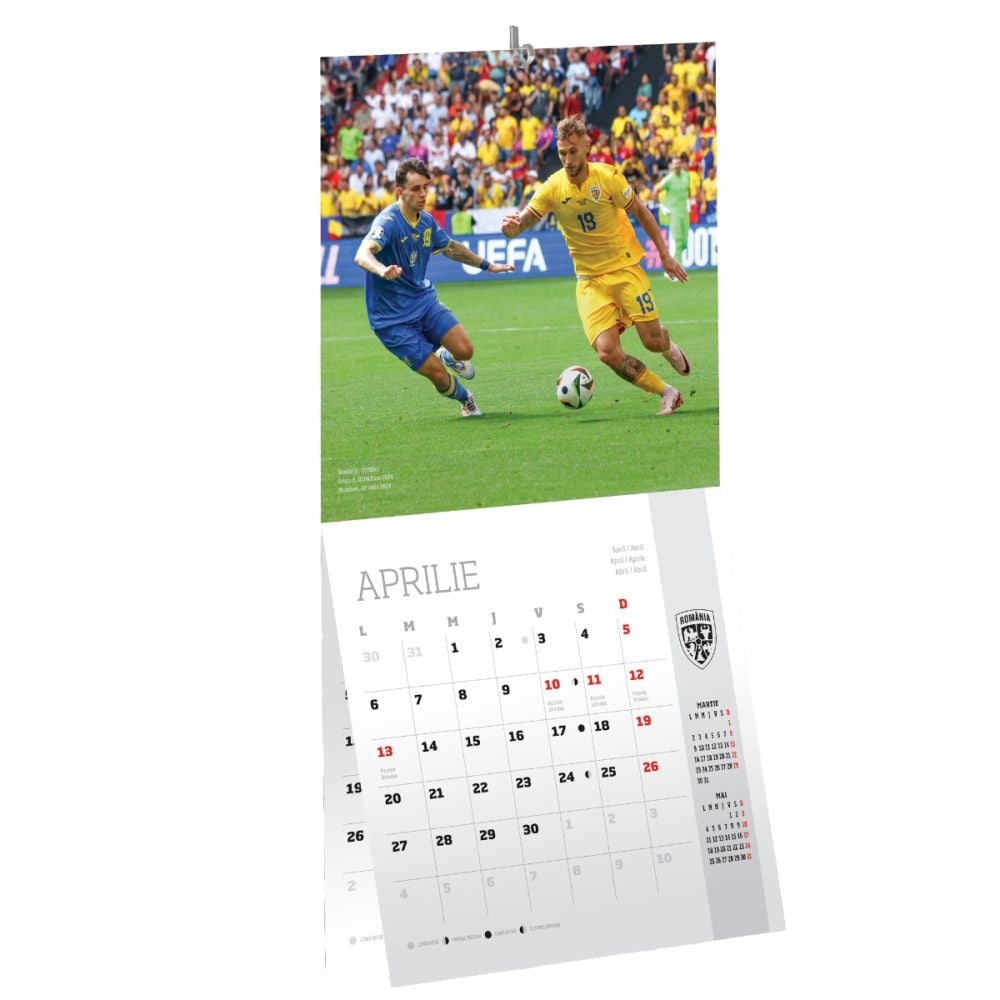 Calendar de perete 2026, FRF, Echipa Nationala de Fotbal