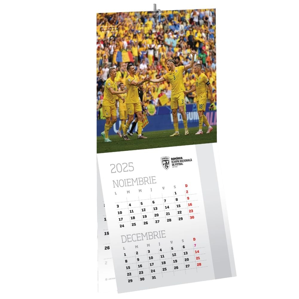 Calendar de perete 2026, FRF, Echipa Nationala de Fotbal