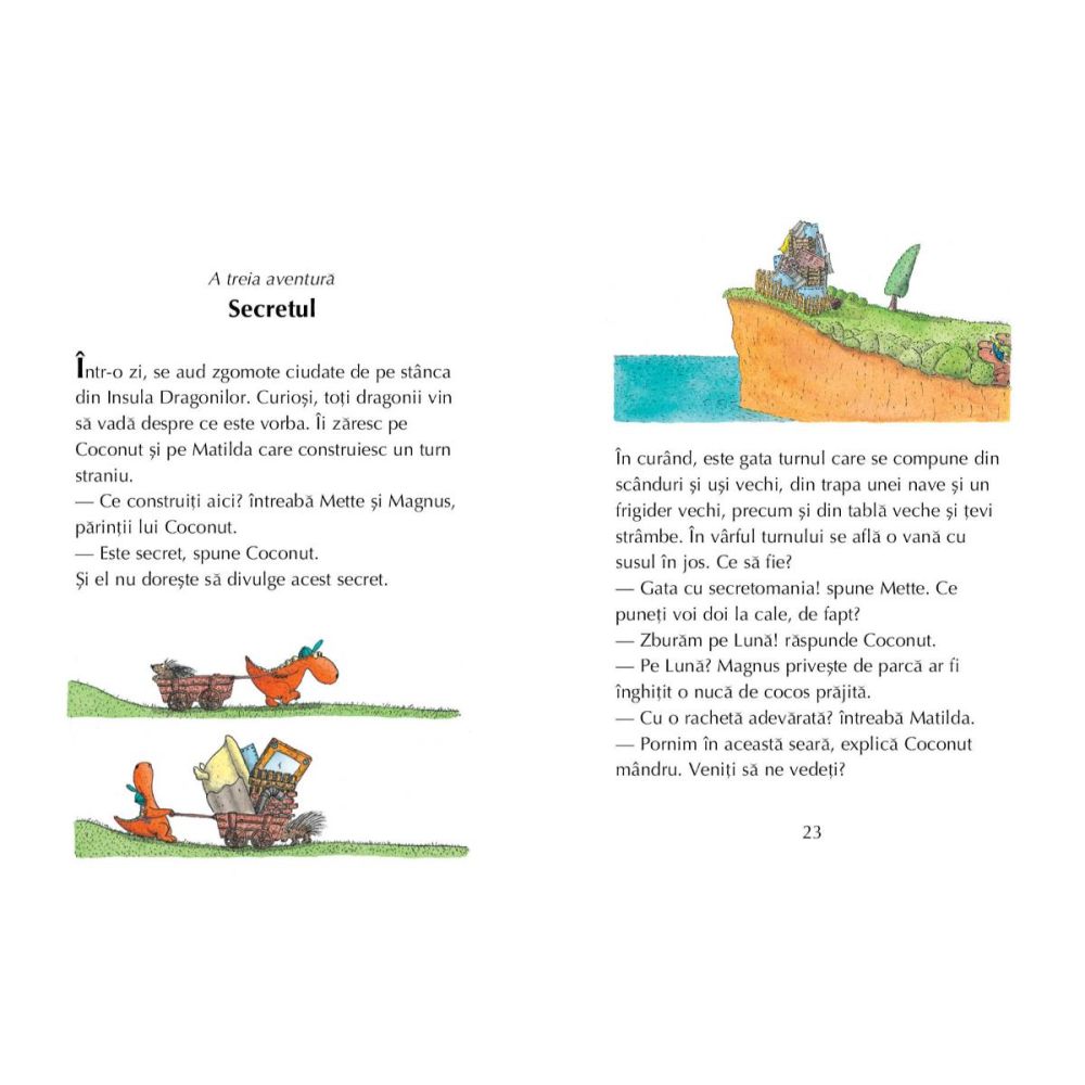 Micul dragon Coconut, Primele aventuri, Ingo Siegner