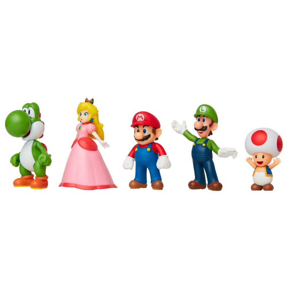 Set 5 figurine Mario Nintendo, Super Mario si Prietenii sai