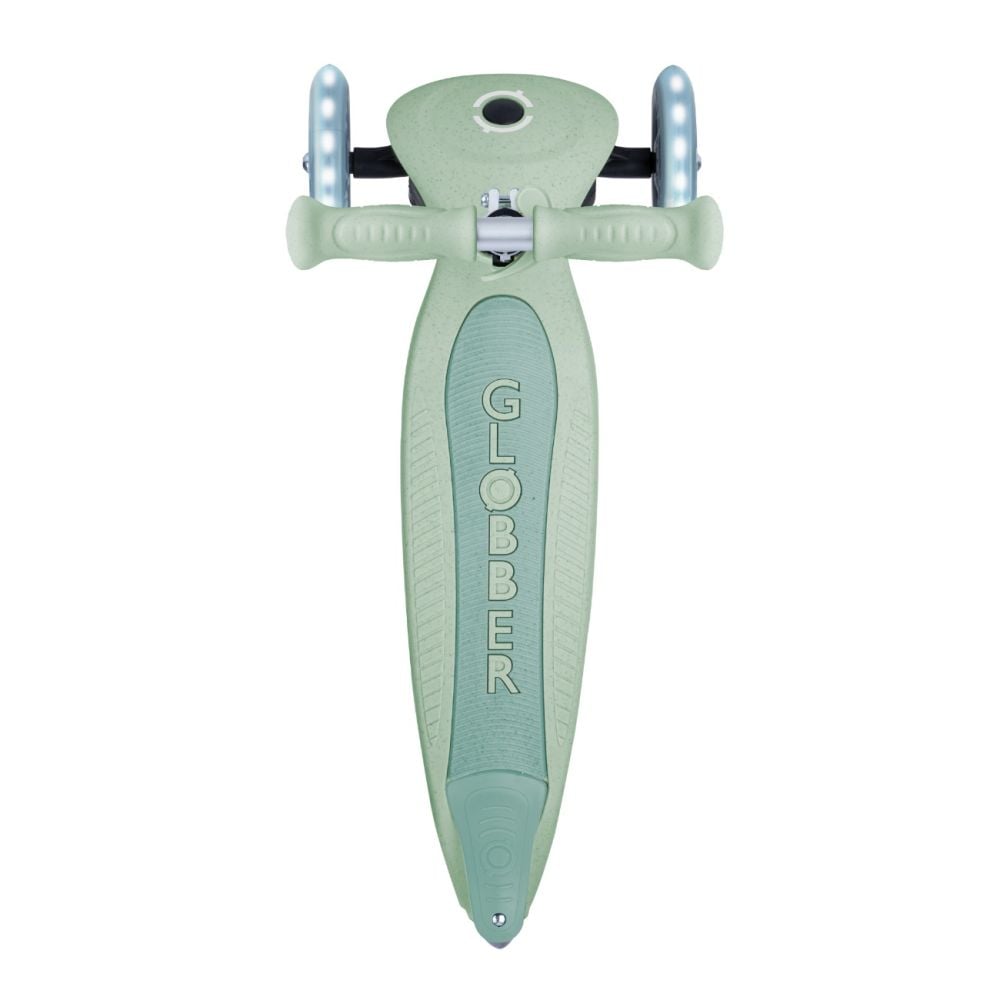 Trotineta pliabila cu 3 roti luminoase, Globber, Primo, Verde