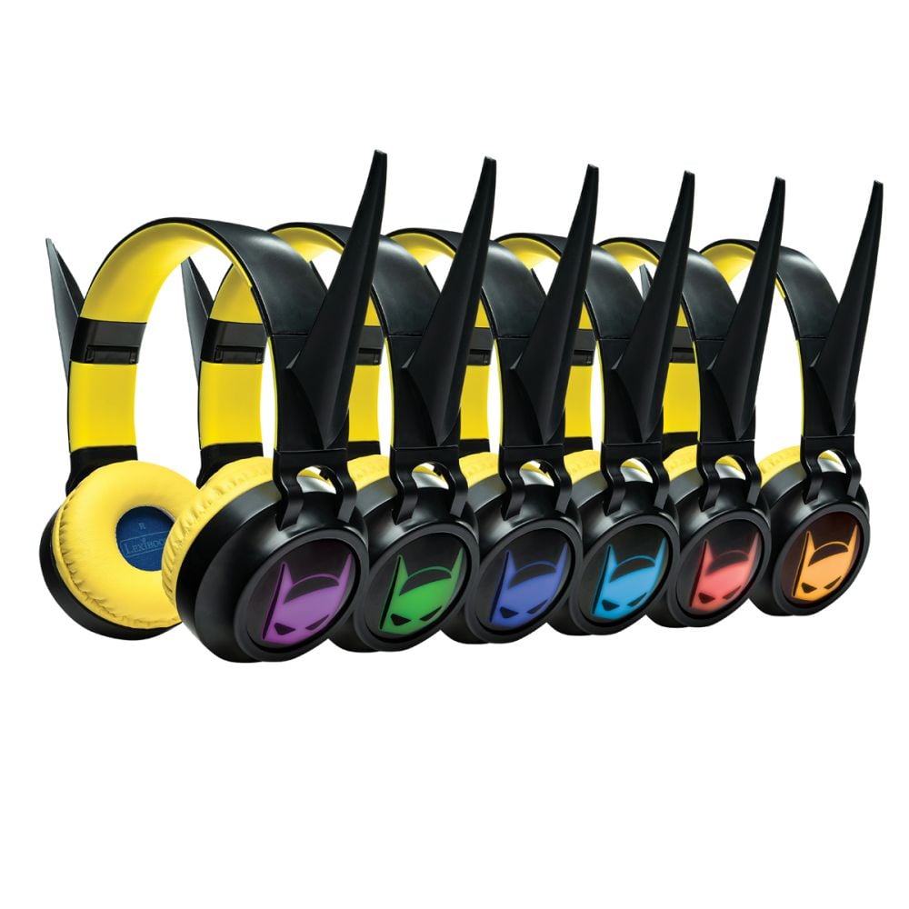 Casti audio pliabile cu fir si Bluetooth, Lexibook, Batman